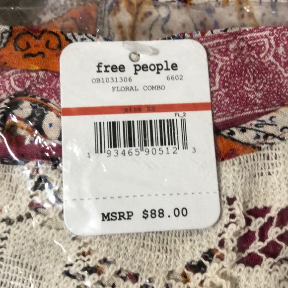 Free People Count me in Trapeze XS NWT - Picture 9 of 9